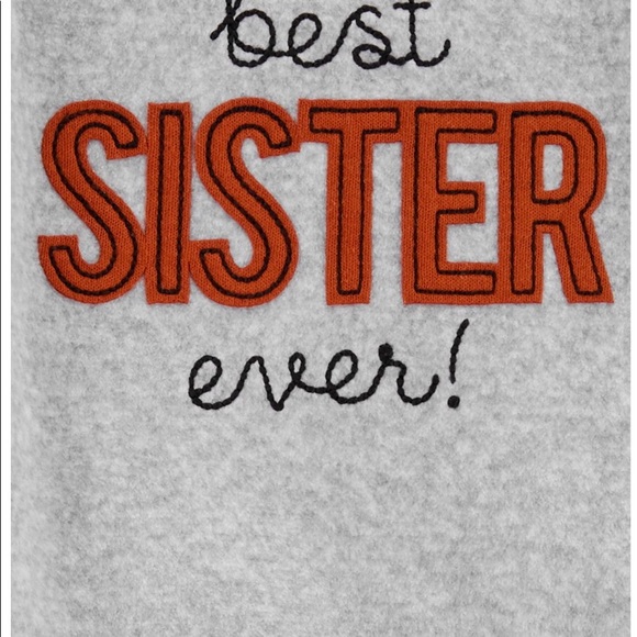 Child of Mine by Carter's Baby Girls Long Sleeve Sis Set, 2-Piece - Picture 2 of 5